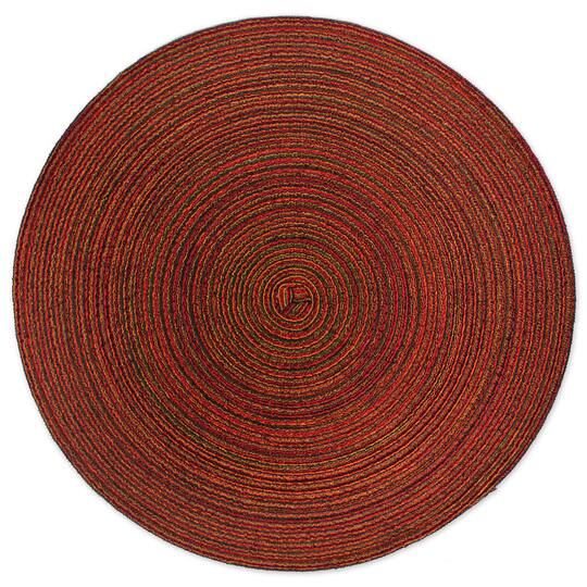 DII® Round Variegated Braided Polypropylene Placemats